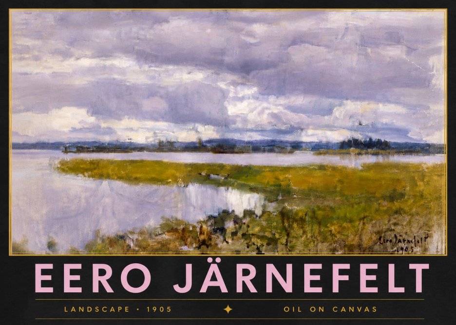 Eero Järnefelt Landscape No6 - Affiche