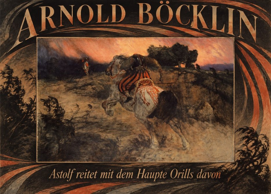 Arnold Böcklin Astolf Reitet Mit Dem Haupte Orills Davon No5 - Affiche