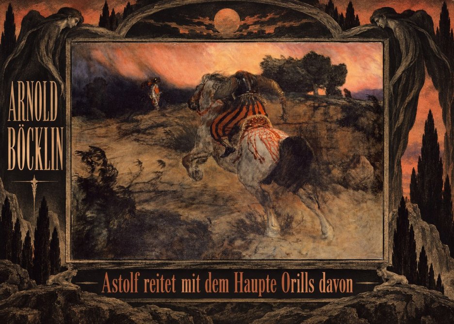 Arnold Böcklin Astolf Reitet Mit Dem Haupte Orills Davon No6 - Affiche