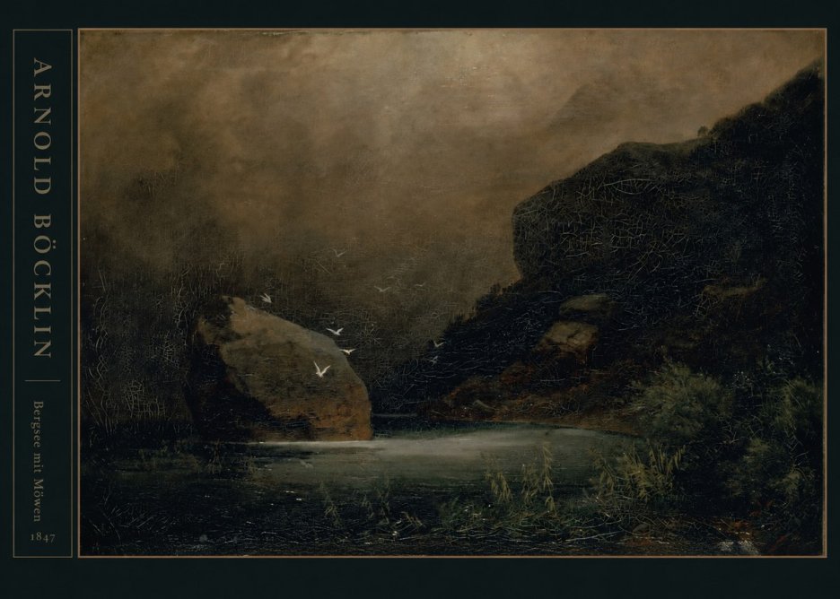 Arnold Böcklin Bergsee Mit Möwen No4 - Affiche