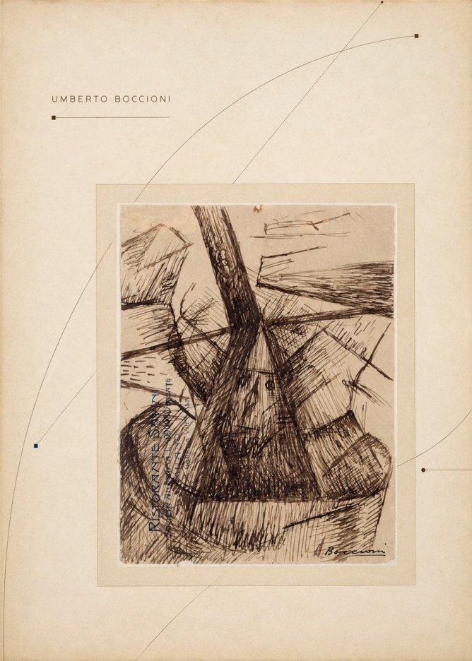 Umberto Boccioni Umberto Boccioni II No5 - Affiche
