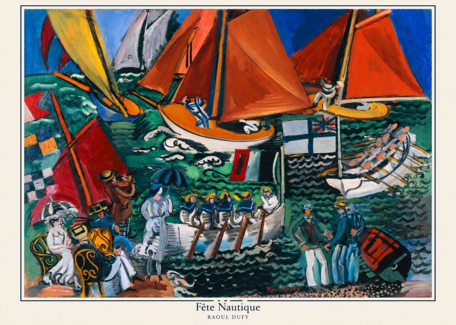 Raoul Dufy Fête Nautique No6 - Affiche