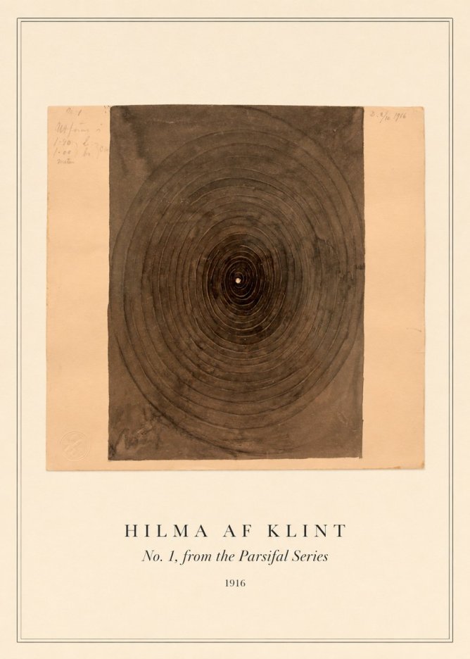 Hilma af Klint No. 1, from the Parsifal Series No3 - Affiche