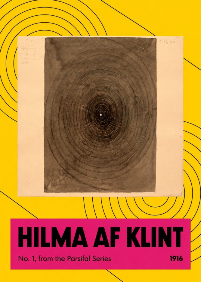 Hilma af Klint No. 1, from the Parsifal Series No4 - Affiche