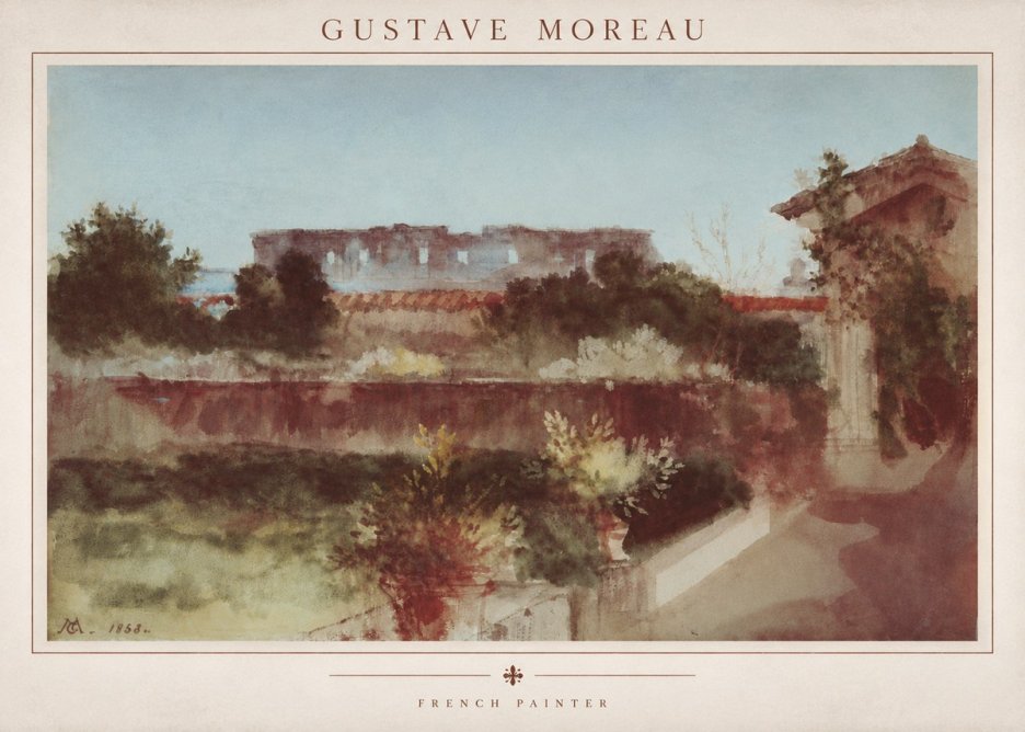 Gustave Moreau Rome No3 - Affiche