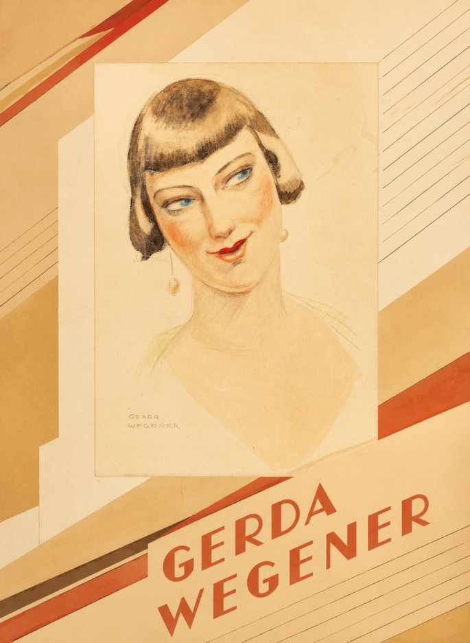 Gerda Wegener Portrait of a Lady No4 - Affiche