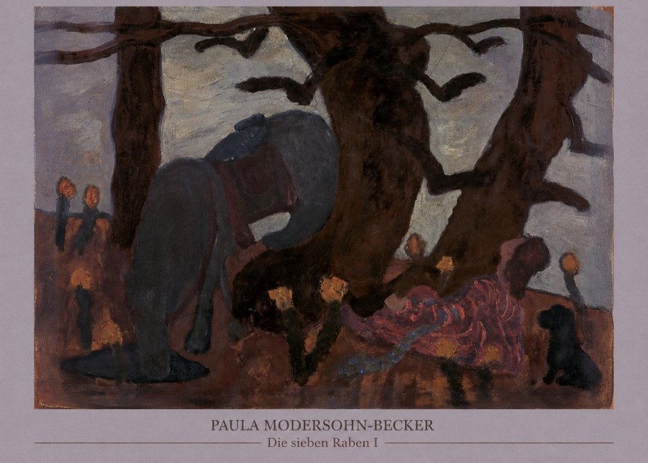 Paula Modersohn-Becker Die Sieben Raben I No6 - Affiche
