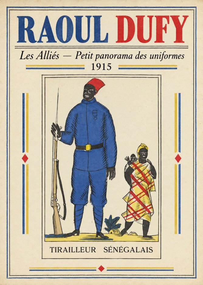 Raoul Dufy Tirailleur Sénégalais No1 - Affiche
