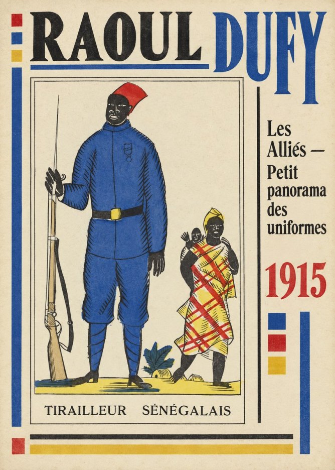 Raoul Dufy Tirailleur Sénégalais No2 - Affiche