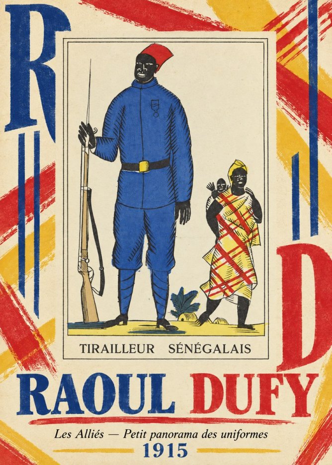 Raoul Dufy Tirailleur Sénégalais No5 - Affiche