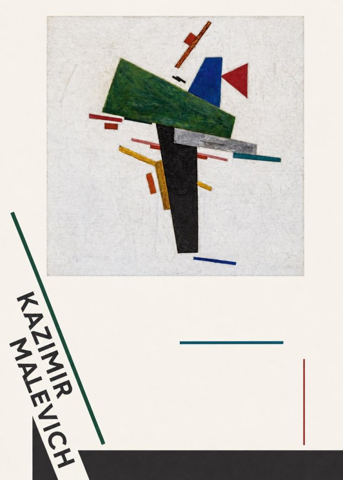 Kazimir Malevich Suprematist Composition II No2 - Affiche