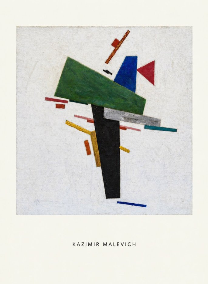 Kazimir Malevich Suprematist Composition II No3 - Affiche