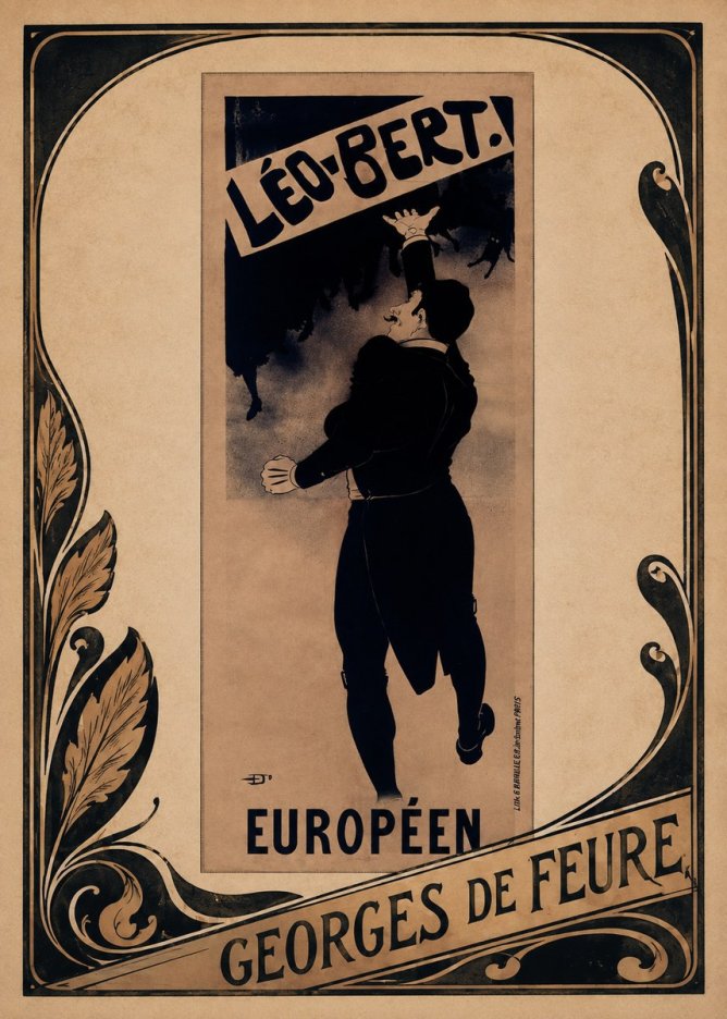 Georges de Feure Léo-bert. Européen No1 - Affiche