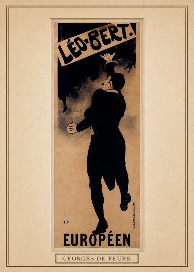 Georges de Feure Léo-bert. Européen No4 - Affiche