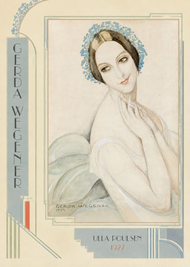 Gerda Wegener Ulla Poulsen No2 - Affiche