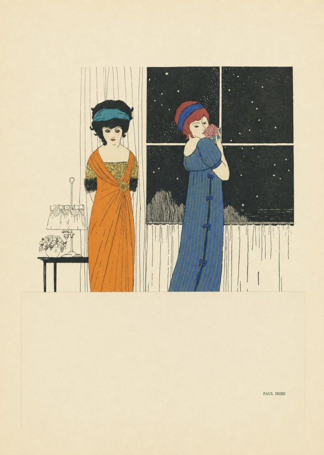 Paul Iribe Evening Elegance No6 - Affiche