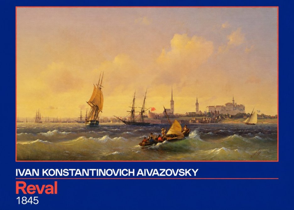 Ivan Konstantinovich Aivazovsky Reval No2 - Affiche