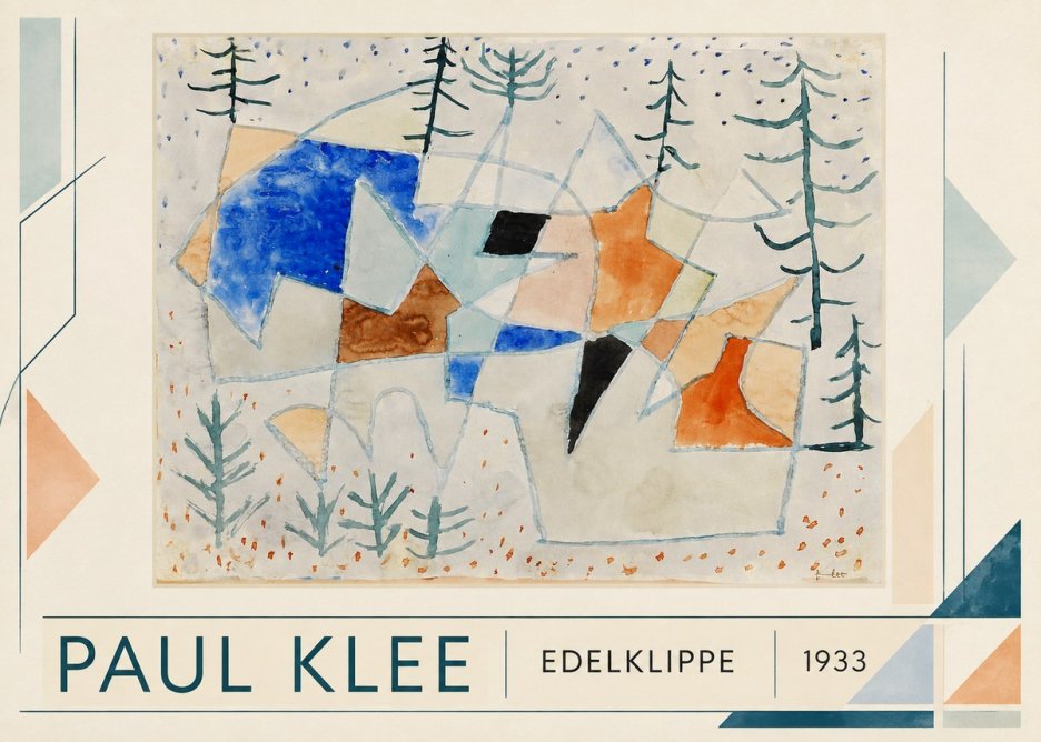 Paul Klee Edelklippe No1 - Affiche