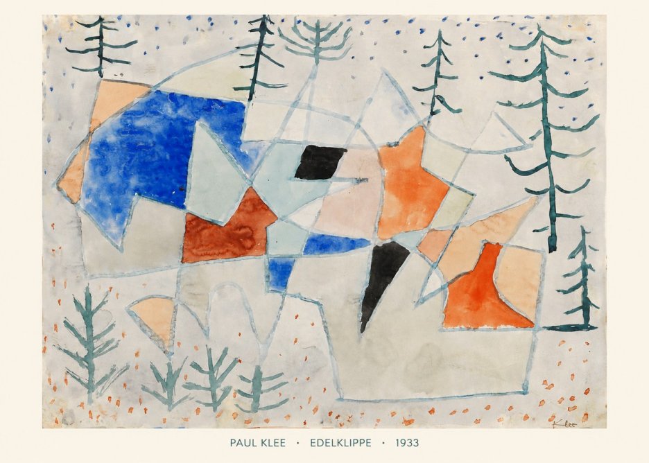 Paul Klee Edelklippe No6 - Affiche