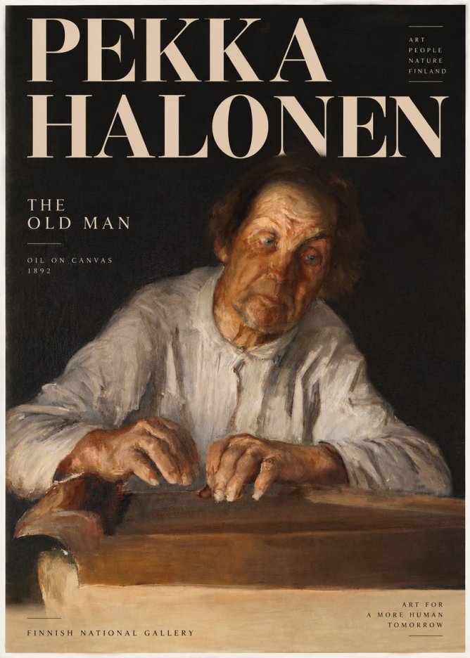 Pekka Halonen The Old Man No2 - Affiche