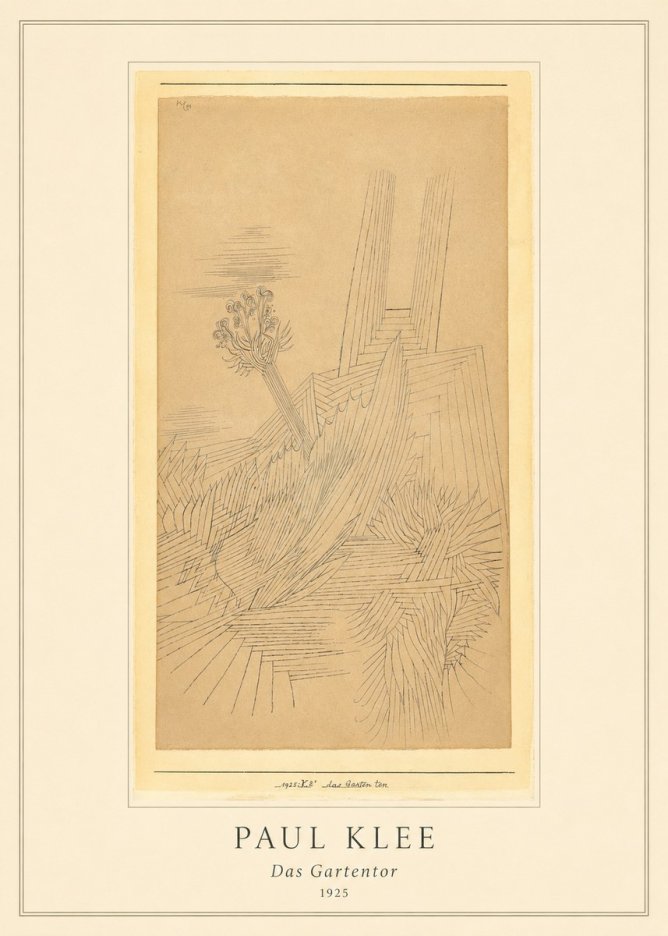 Paul Klee Das Gartentor II No5 - Affiche