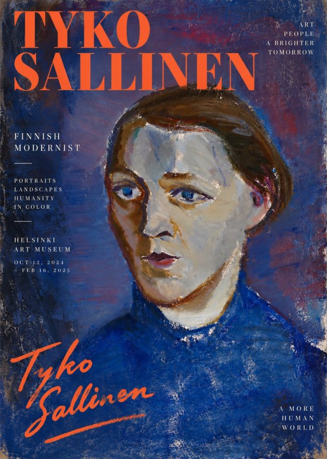 Tyko Sallinen Portrait II No2 - Affiche