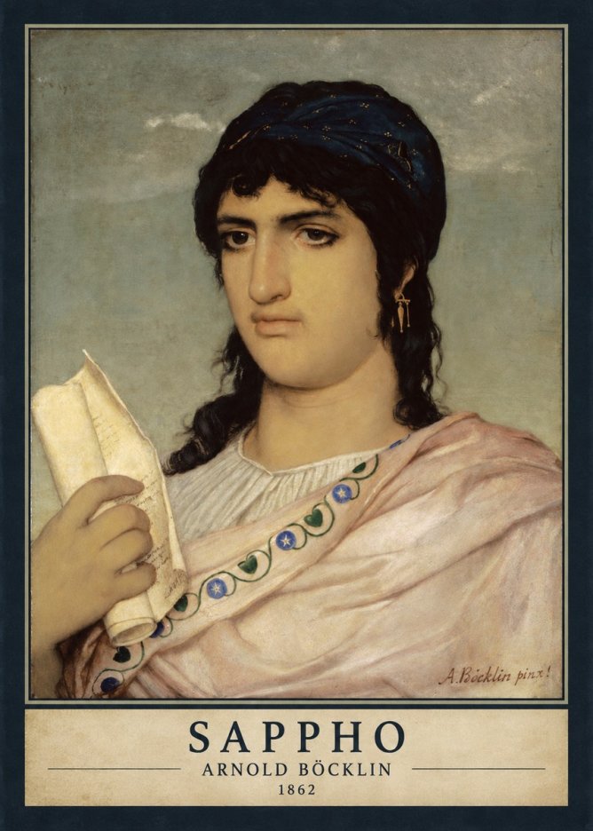 Arnold Böcklin Sappho No4 - Affiche