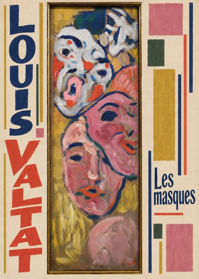 Louis Valtat Les Masques No3 - Affiche