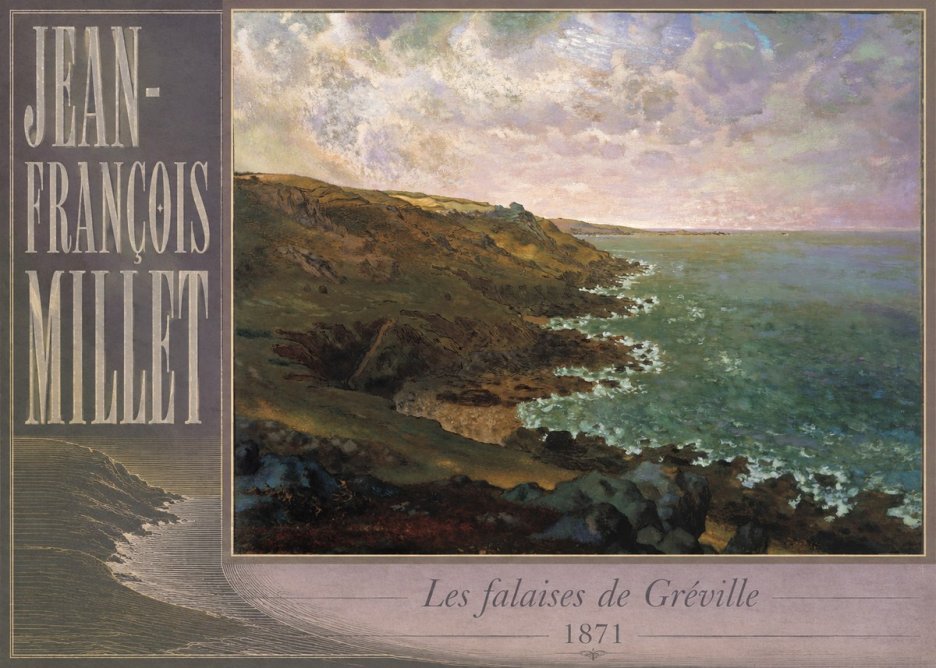Jean-François Millet Les Falaises De Gréville No3 - Affiche