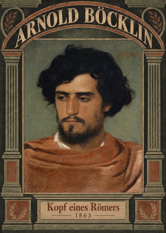 Arnold Böcklin Kopf Eines Römers No6 - Affiche