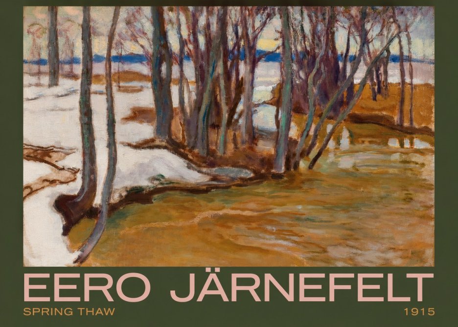 Eero Järnefelt Spring Thaw No2 - Affiche