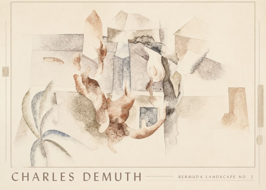 Charles Demuth Bermuda Landscape No. 2 No1 - Affiche