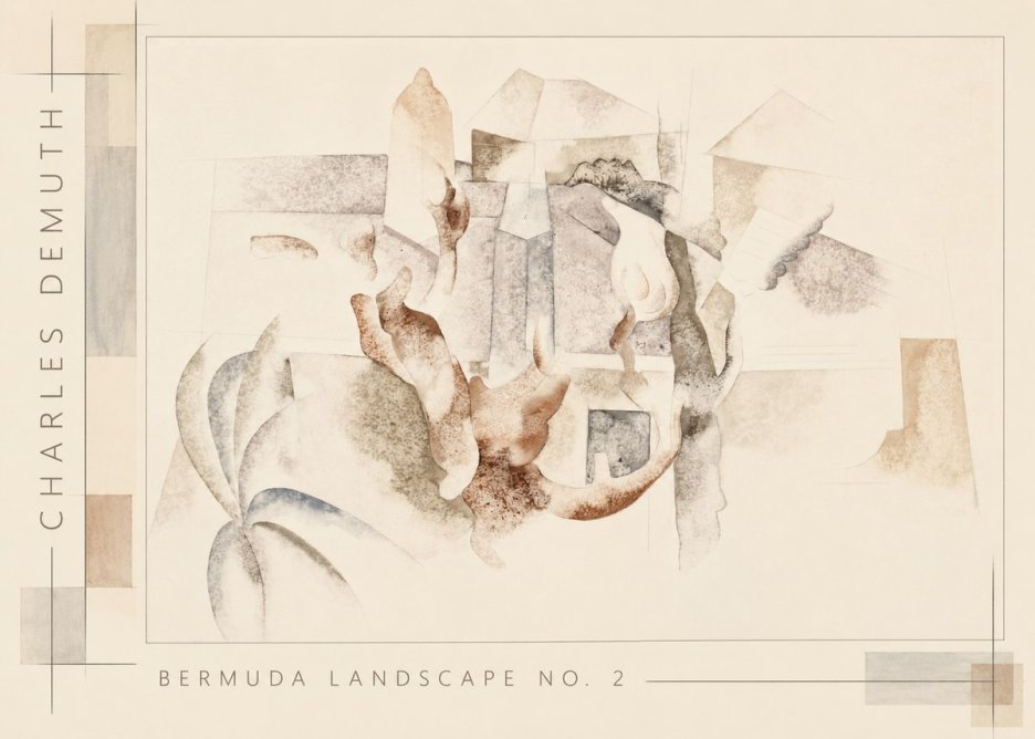 Charles Demuth Bermuda Landscape No. 2 No2 - Affiche
