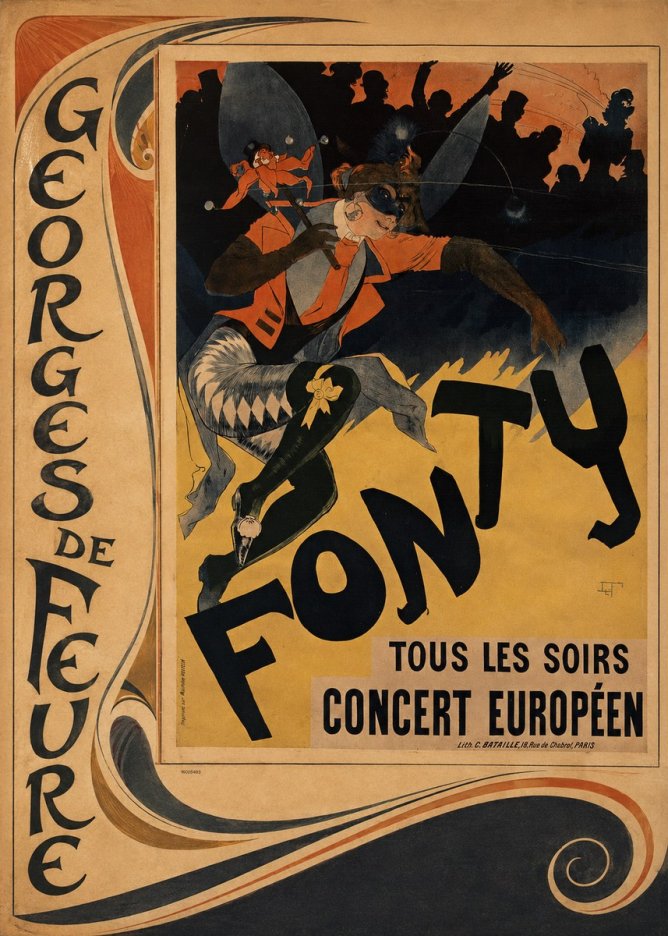 Georges de Feure Fonty III No2 - Affiche