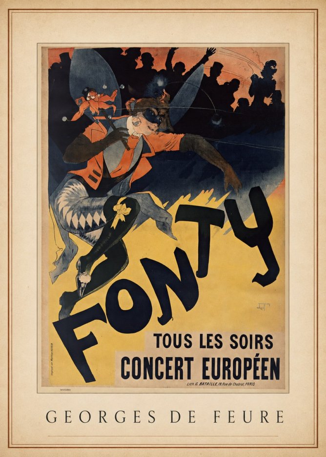 Georges de Feure Fonty III No3 - Affiche
