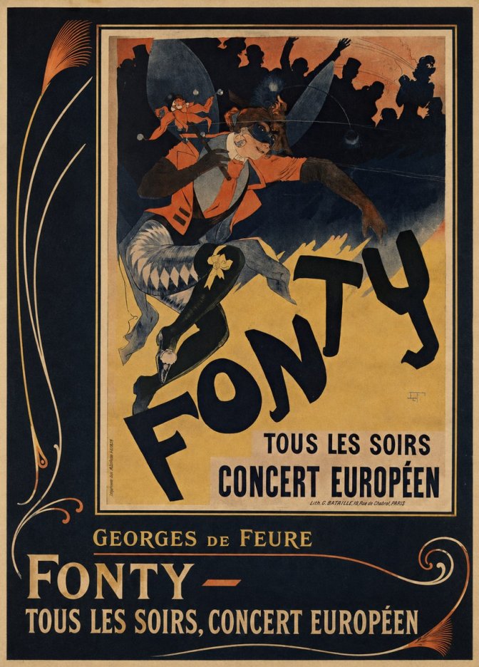 Georges de Feure Fonty III No6 - Affiche