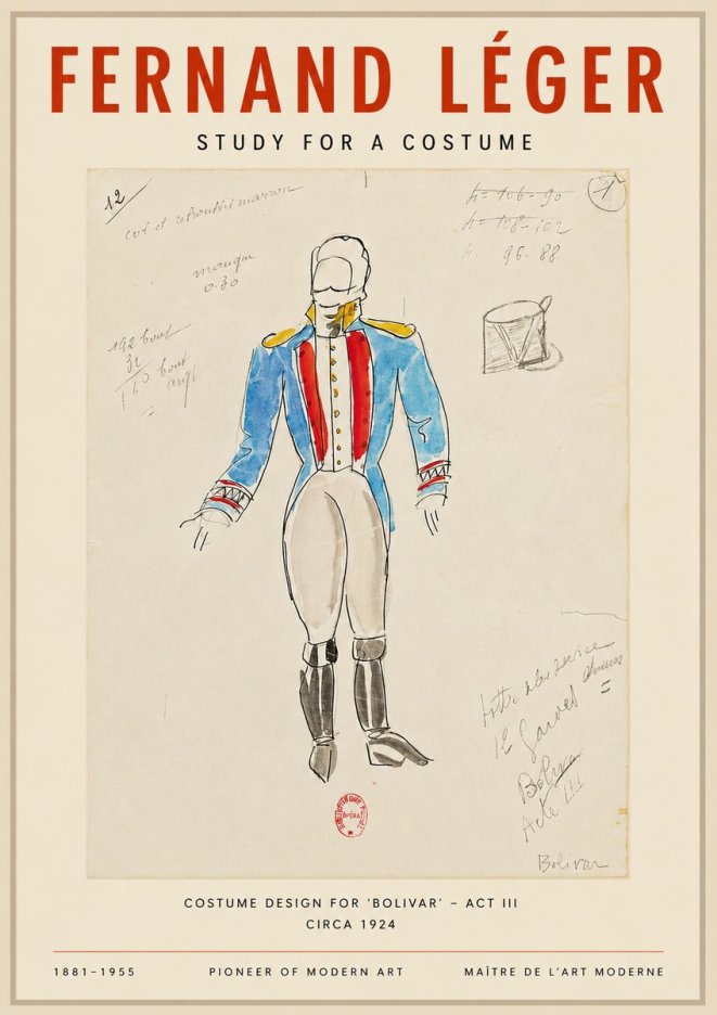 Fernand Léger Bolivar Acte Iii No3 - Affiche