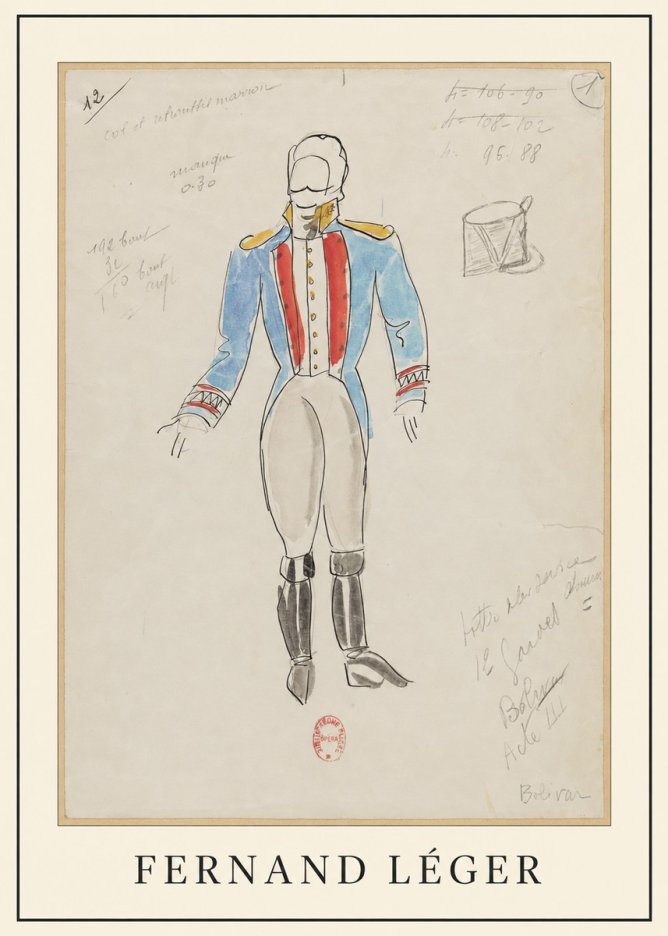 Fernand Léger Bolivar Acte Iii No5 - Affiche