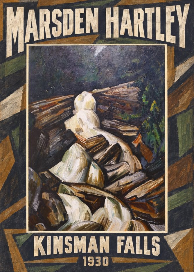 Marsden Hartley Kinsman Falls No1 - Affiche