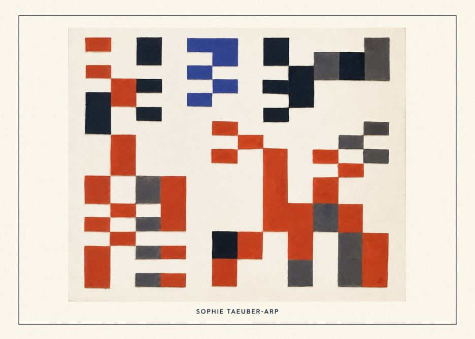 Sophie Taeuber-Arp Sophie Taeuber-arp No4 - Affiche