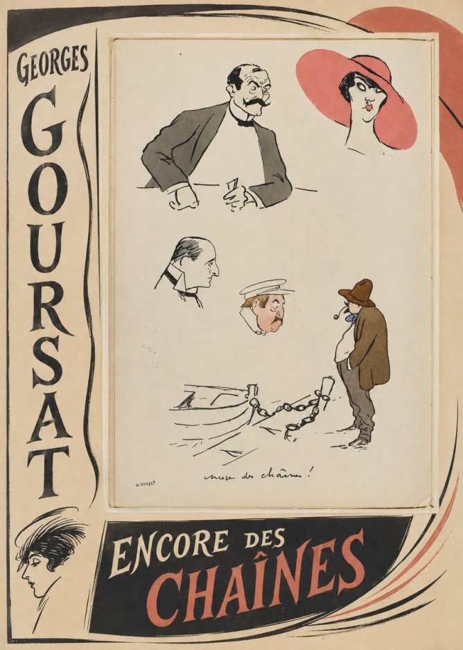 Georges Goursat Encore Des Chaînes! No2 - Affiche