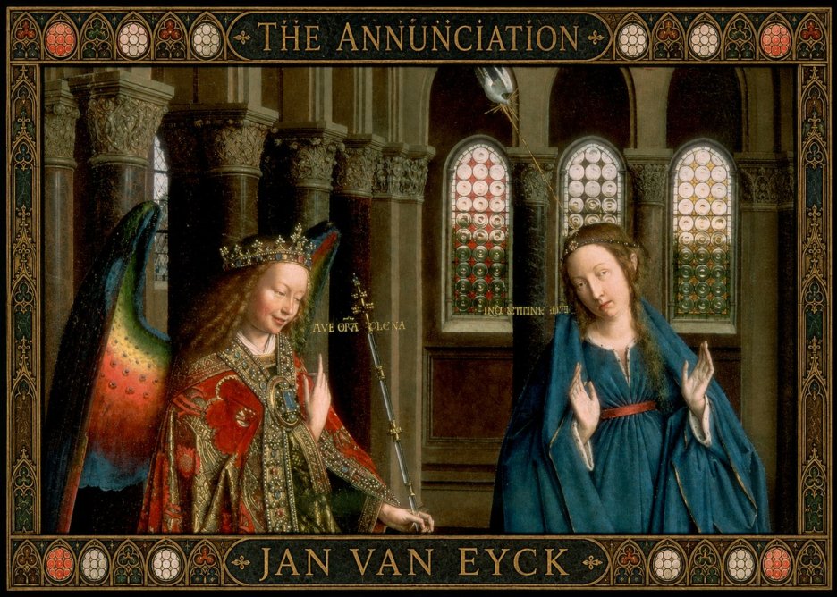 Jan van Eyck The Annunciation II No6 - Affiche