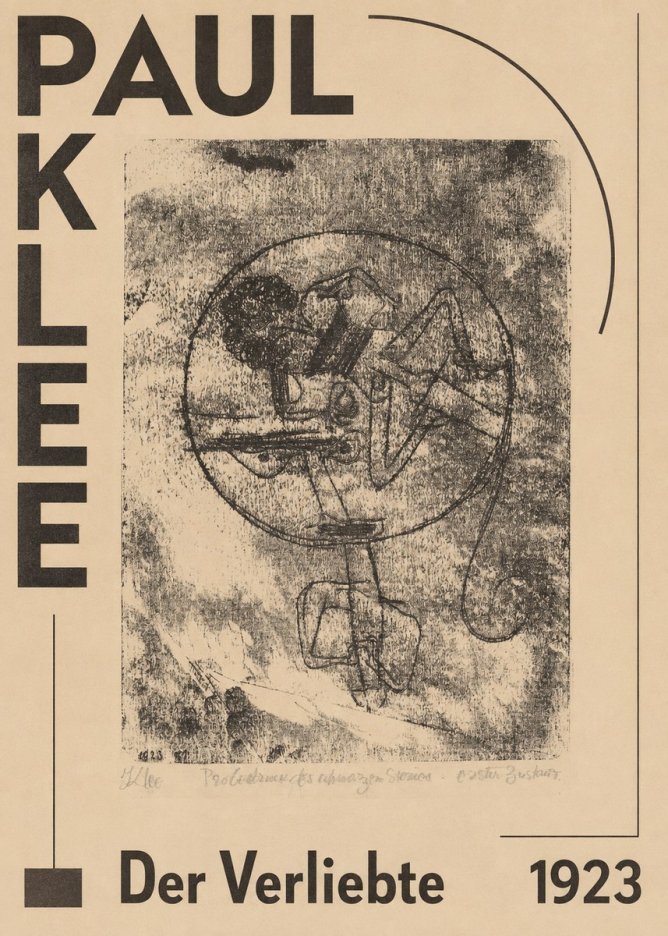 Paul Klee Der Verliebte III No5 - Affiche
