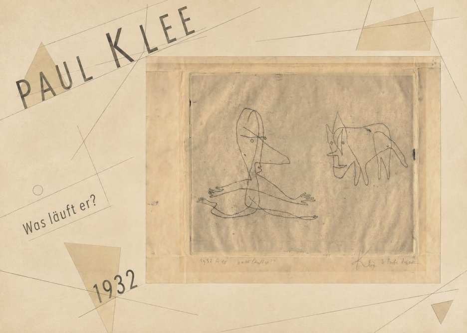 Paul Klee Was Läuft Er? No5 - Affiche