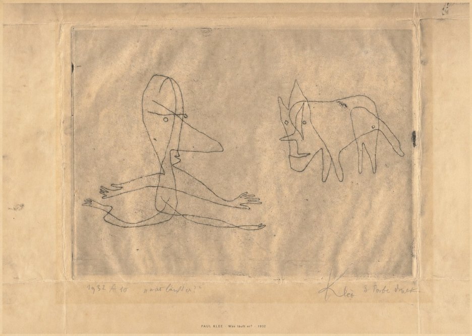 Paul Klee Was Läuft Er? No6 - Affiche