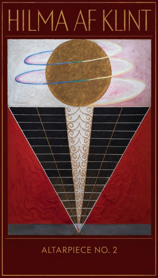 Hilma af Klint The Ten Largest, No. 1, Childhood II No3 - Affiche