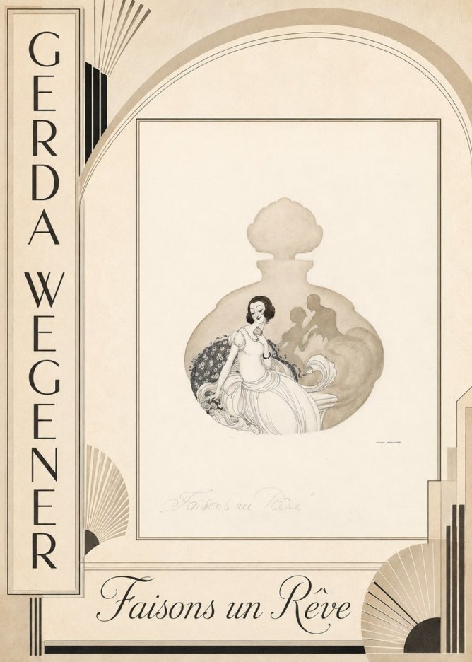 Gerda Wegener Faisons Un Rêve No2 - Affiche