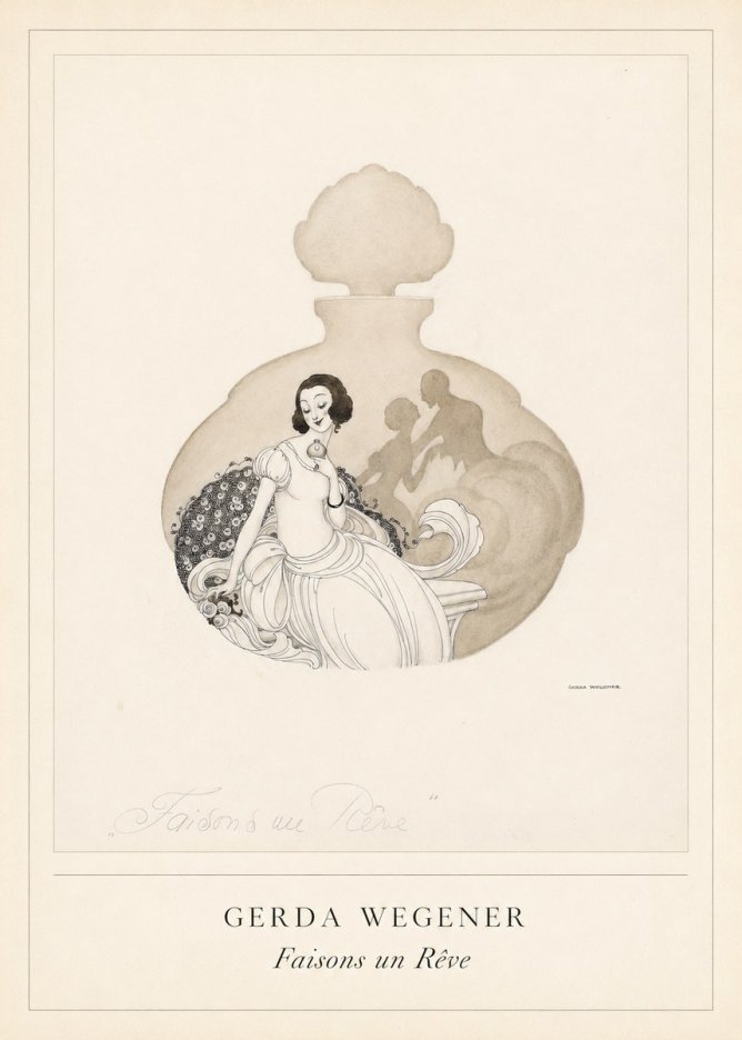 Gerda Wegener Faisons Un Rêve No4 - Affiche