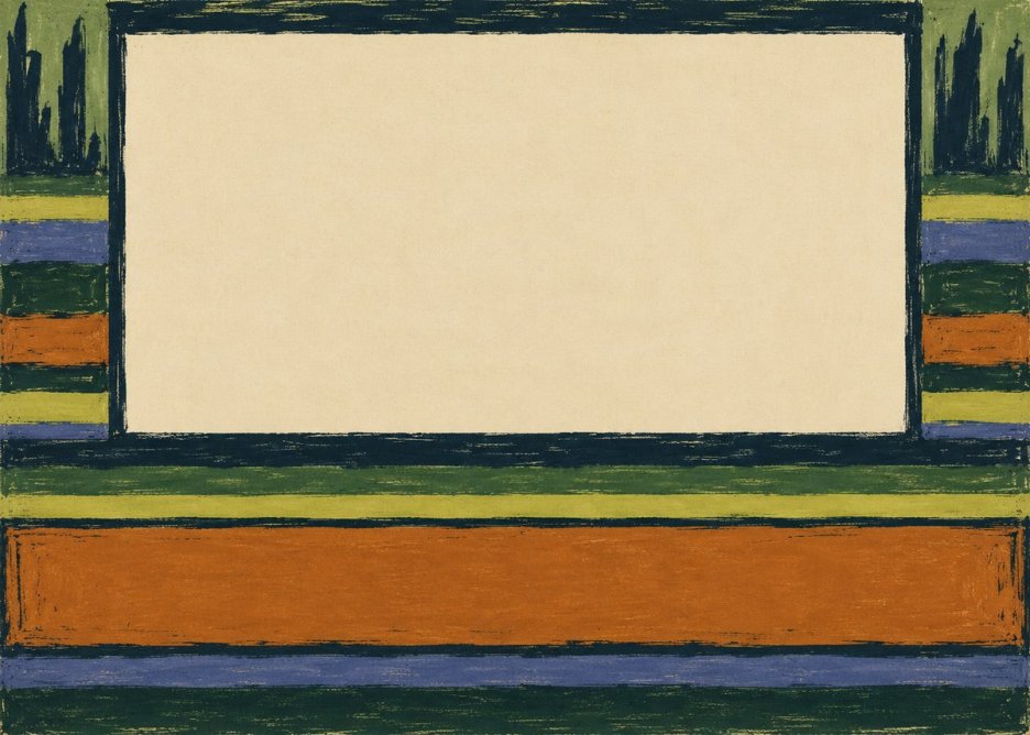 Max Pechstein Art Deco Landscape Frame No4 - Affiche