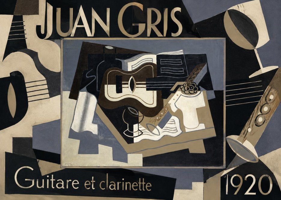 Juan Gris Guitare Et Clarinette No6 - Affiche